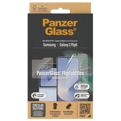 4. Zestaw PanzerGlass Bundle 2in1 folia + szkło hartowane do Samsung Galaxy Z Flip 6