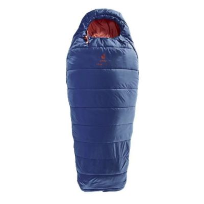 Śpiwór dziecięcy Deuter Starlight SQ (130-170 cm) - nightblue/redwood