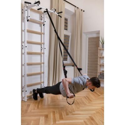 49. DRABINKA GIMNASTYCZNA Z REGULOWANYM METALOWYM DRĄŻKIEM 731W BENCHK