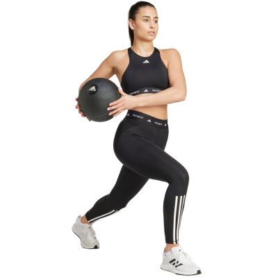 6. Legginsy damskie adidas Techfit 3-Stripes 7/8 czarne IT2272
