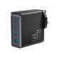 9. Ładowarka GaN UK Joyroom JR-TCG05UK 140W 3x USB-C USB-A + kabel USB-C / USB-C 240W 1.2m
