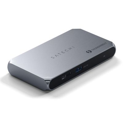 5. Satechi Thunderbolt 4 Slim Hub Pro - hub USB-C (port DC 20V, USB 3.2 Gen 2 Data Port, 3x port Thunderbolt 4) (space gray)