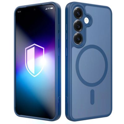 Etui 3mk Misty MagCase na Samsung Galaxy S25 - niebieskie