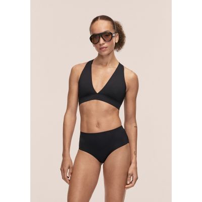 2. Stanik kąpielowy CASALL V-Neck Crossback Bikini Top kolor czarny