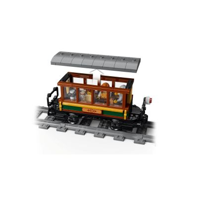 10. LEGO City 60511 - Retro pociąg z lokomotywą parową