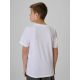 2. T-shirt regular z nadrukiem chłopięcy 4F 4FJRAW26TTSHM4346-10S