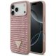 Etui Guess Rhinestone Triangle Logo na iPhone 17 Pro Max - różowe