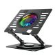 Podstawka Wozinsky WDCX-X16-AS CoolBase RGB chłodząca z obrotem 360° pod laptopa i tablet - czarna