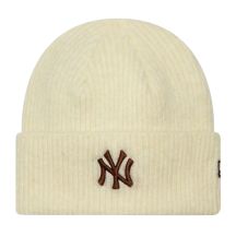 New Era Wmns Wide Cuff Beanie New York Yankees Hat 60915815 Beżowe One size