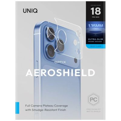 7. Osłona aparatu UNIQ Optix Aeroshield Camera Module Protector na iPhone 18 Pro Max - przezroczyste