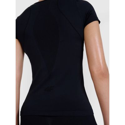 5. Koszulka do jogi i pilatesu szybkoschnąca damska 4F 4FWSS25TFTSF1270-20S