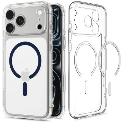 2. Etui Spigen Ultra Hybrid MagSafe na iPhone 18 Pro Max / 17 Pro Max - przezroczysto-granatowe
