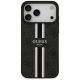 3. Etui Guess 4G Printed Stripes MagSafe na iPhone 17 Pro Max - czarne