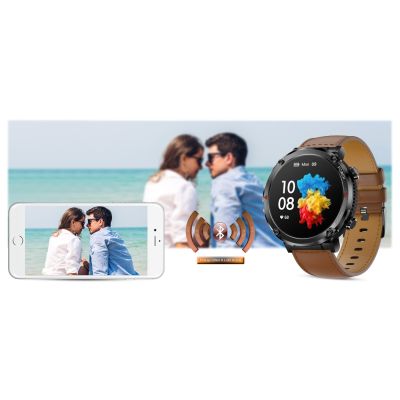 21. Smartwatch Gravity GT21-4 + Czarny Pasek Silikonowy
