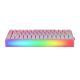 10. Klawiatura gasket HERO84 HE PINK+Gradient+Contour Dragon King switch RGB AULA