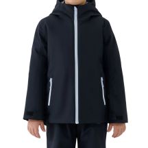 Kurtka narciarska dla dziewczynki 4F F0817 głęboka czerń 4FJWAW25TTJAF0817 20S