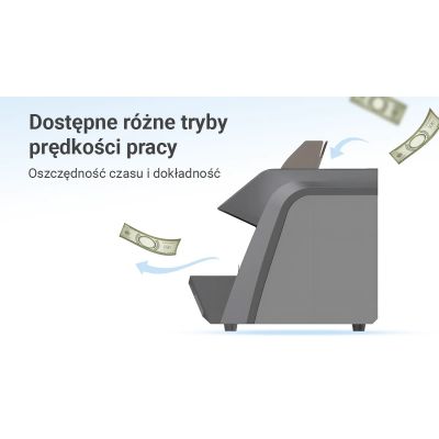 14. Profesjonalna liczarka nominałowa do banknotów Extralink LockStar MG X-600 UV, IR