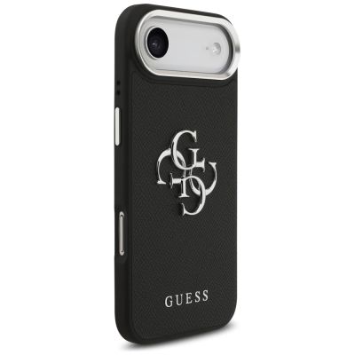 4. Etui Guess Grained Big 4G Classic Logo na iPhone 17 Air - czarne