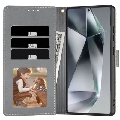 3. Etui Tech-Protect Wallet na Samsung Galaxy A57 5G - kolorowe kwiaty