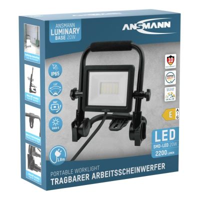 15. Ansmann FL20W-AC Czarny LED 20 W