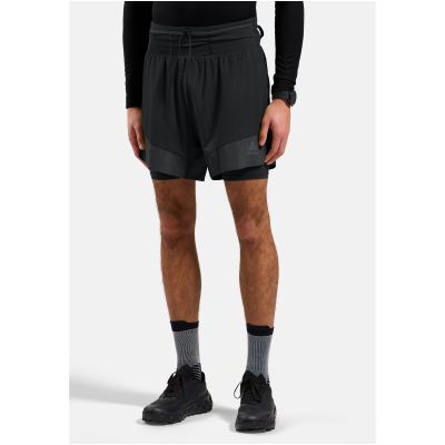 2. Spodenki męskie Odlo 2-in-1 short X-ALP TRAIL 6 INCH czarne