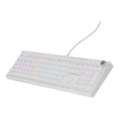 6. Klawiatura GENESIS THOR 404 uniwersalne USB QWERTY Angielski Biały