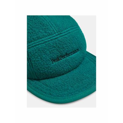 6. Czapka z daszkiem Peak Performance Fleece Cap zielony