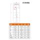 2. NEO tools 81-290-XXXL spodnie ochronne Czarny