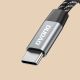 4. Adapter Dudao L13C+ 2w1 USB-C - szary