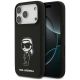 Etui Karl Lagerfeld Silicone Karl Sketch & Logo MagSafe na iPhone 17 Pro - czarne
