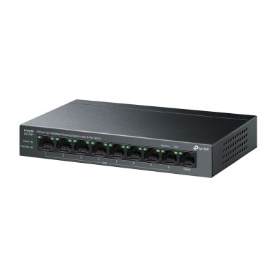3. TP-Link LiteWave LS109P łącza sieciowe Nie zarządzany Fast Ethernet (10/100) Obsługa PoE Czarny