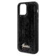 6. Etui Guess Sequin Script Metal na iPhone 12/12 Pro - czarne