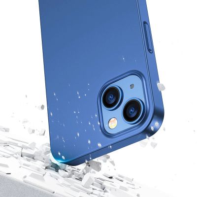 6. Joyroom 360 Full Case etui pokrowiec do iPhone 13 obudowa na tył i przód + szkło hartowane niebieski (JR-BP927 blue)