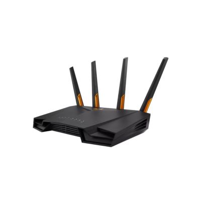 2. ASUS TUF-AX4200 Gaming AX4200 wireless router 2,5 Gigabit Ethernet Dual-band (2.4 GHz / 5 GHz) Black, Orange