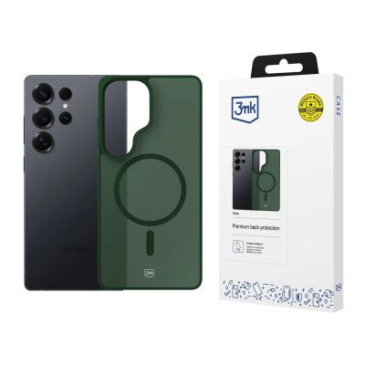 Etui 3mk Smoke MagCase na Samsung Galaxy S25 Ultra - zielone-półprzezroczyste