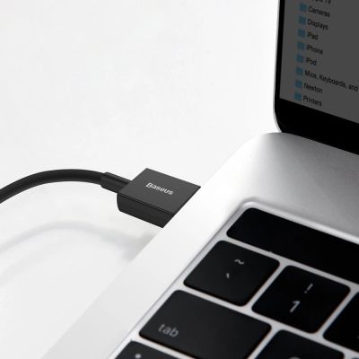 10. Baseus Superior kabel USB - USB Typ C 66 W (11 V / 6 A) Huawei SuperCharge SCP 1 m czarny (CATYS-01)