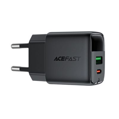 3. Ładowarka sieciowa Acefast A116 GaN PD 35W USB-A USB-C z wyświetlaczem - czarna