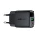 3. Ładowarka sieciowa Acefast A116 GaN PD 35W USB-A USB-C z wyświetlaczem - czarna