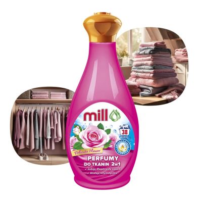 2. MILL Perfumy do tkanin 2w1 - Delicate Flower  760 ml