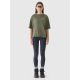 10. T-shirt oversize z nadrukiem damski 4F 4FRAW24TTSHF2583-43S