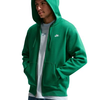 3. Bluza męska Nike Club BB FZ Hoodie zielona FN3861 365