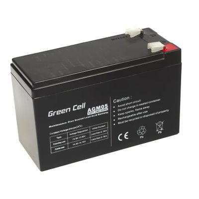 6. GREEN CELL AKUMULATOR ŻELOWY AGM05 12V 7,2AH