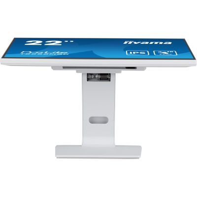 9. iiyama ProLite T2252MSC-W2AG monitor komputerowy 54,5 cm (21.4") 1920 x 1080 px Full HD LCD Ekran dotykowy Biały