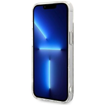 4. Etui Guess 4G MagSafe na iPhone 14 - brązowe