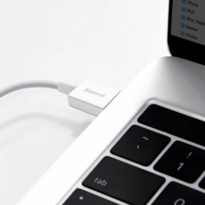 9. Baseus Superior kabel USB - Lightning 2,4A 2 m Biały (CALYS-C02)
