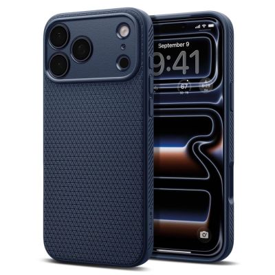 Etui Spigen Liquid Air na iPhone 17 Pro - niebieskie