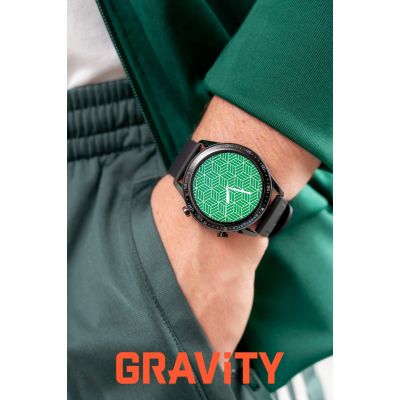 2. Smartwatch Gravity Czarny 2 Paski GT10-3