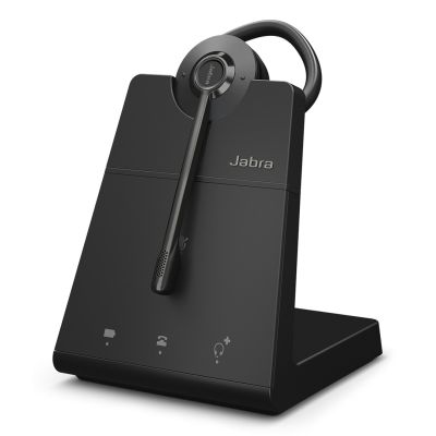 Jabra Engage 45 SE Zestaw słuchawkowy Bezprzewodowy Nauszny, Opaska na głowę Biuro/centrum telefoniczne Czarny