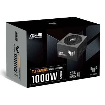 11. ASUS TUF-GAMING-1000P moduł zasilaczy 1000 W 20+4 pin ATX ATX Czarny