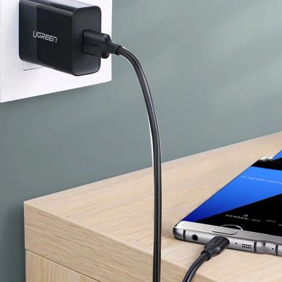 3. Kabel Ugreen US184 20883 USB-A 3.0 / USB-C 3A 1.5m - czarny